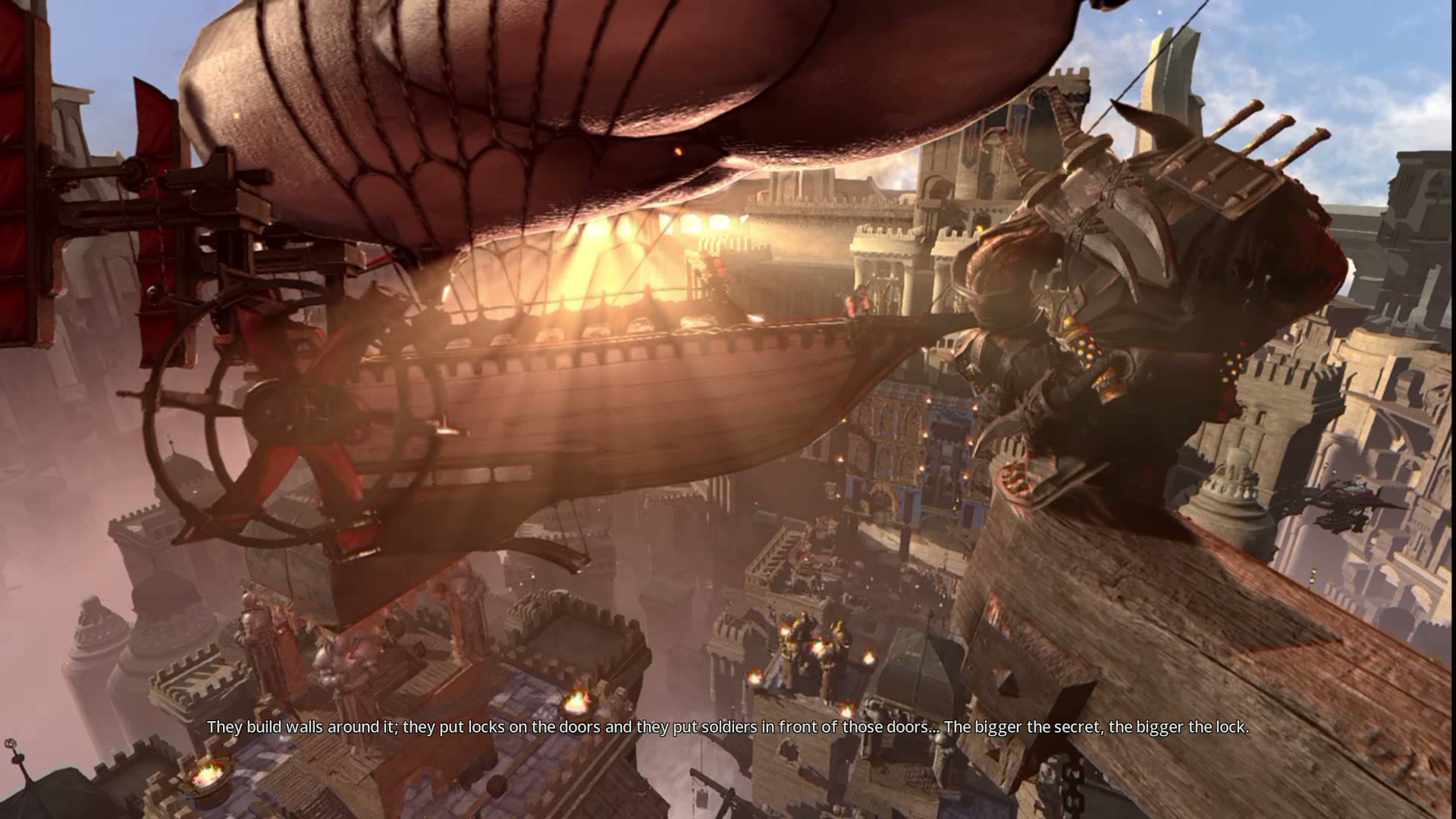 Airships=Steampunky aesthetic.